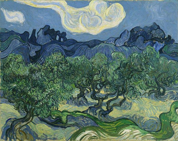 Vincent Van Gogh The Olive Trees China oil painting art